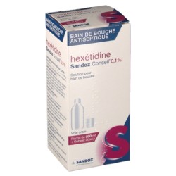HEXETIDINE BAIN BOUCHE FLACON 160ML