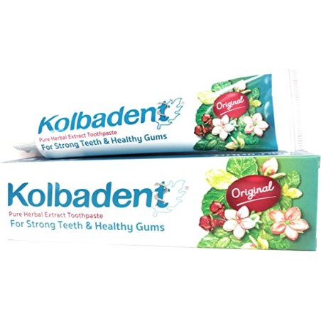 Kolbadent Dentifrice à base de plantes pour la mauvaise haleine et les gencives saines 160g