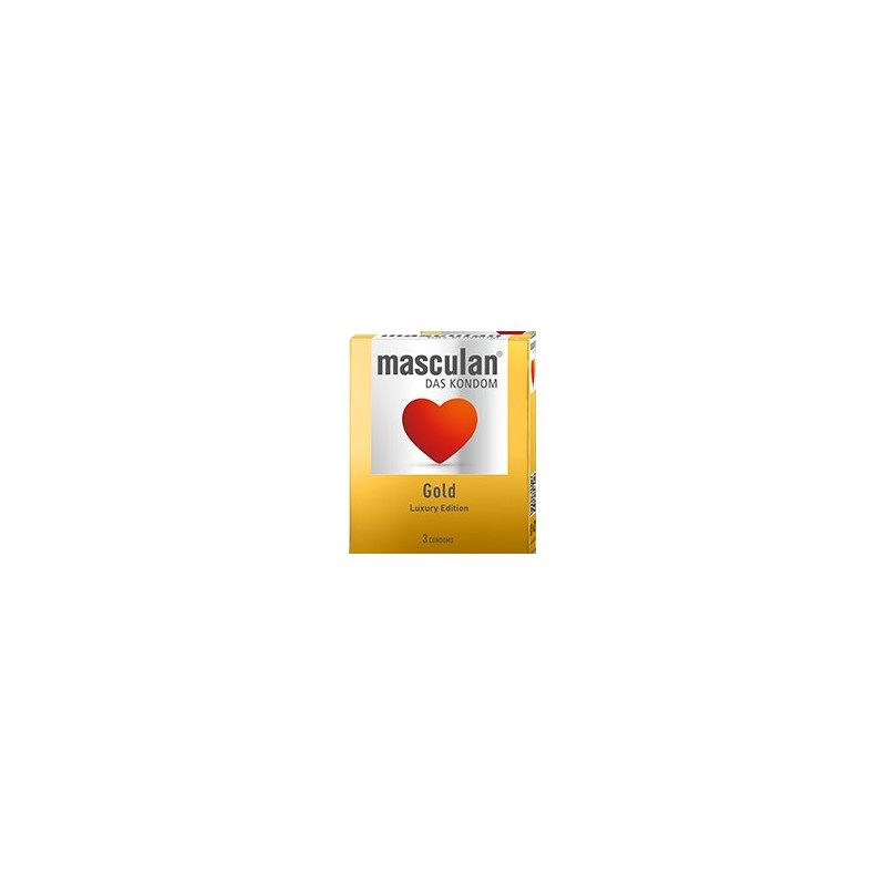 Masculan Gold – Boîte 3 préservatifs