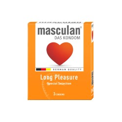 Masculan Long Pleasure – Boîte 3 préservatifs