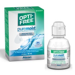 ALCON OPTI-FREE PUREMOIST Solution Nettoyante & Décontaminante 60ml