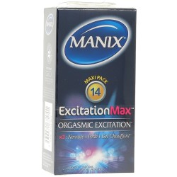 PRESERVATIF MANIX EXCITATION MAX BOITE/14