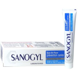 Sanogyl Dentifrice Soin Bi-Fluor Prévention Caries - 75ml