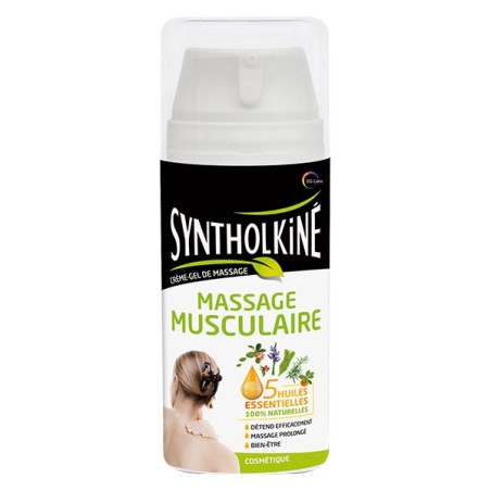SyntholKiné Massage Musculaires Crème-Gel De Massage 5 Huiles Essentielles - 75ml