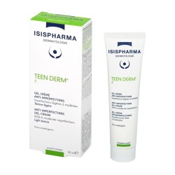 ISISPHARMA - Teen Derm K - Gel-crème anti-imperfections - imperfections légères à modérées - 30ml