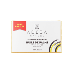 ADEBA savon à l'huile de palme sans parfum