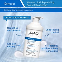 Uriage Xémose Crème Relipidante Anti-Irritations - 400ml