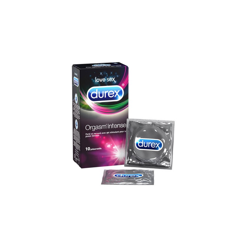Durex Orgasm Intense - 10 préservatifs