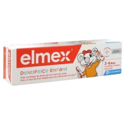 ELMEX DENTIFRICE ANTI-CARIES ENFANT 3/6 ANS - 50ml