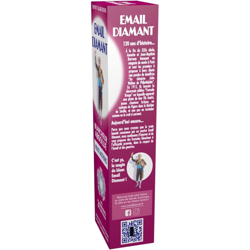 Email Diamant Blancheur Dentifrice Dents Sensibles Tube 75ml